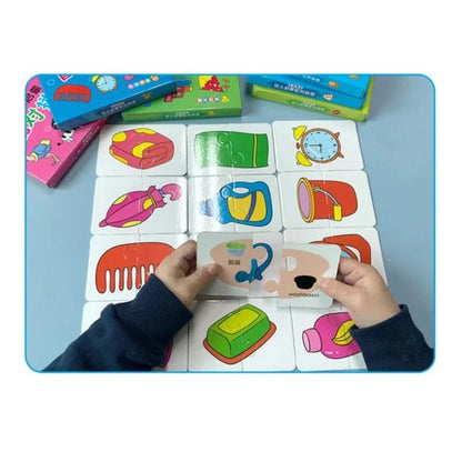 Kaarten-memospel voor kinderen – Stimuleert op speelse wijze geheugen en concentratie (1+1 gratis)
