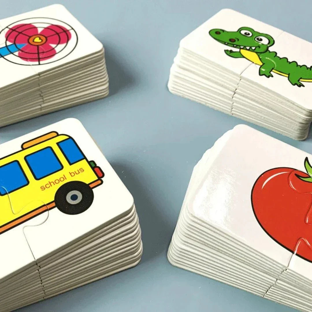 Kaarten-memospel voor kinderen – Stimuleert op speelse wijze geheugen en concentratie (1+1 gratis)