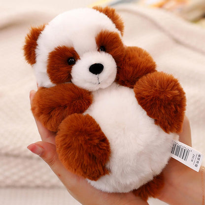 Pluchepanda met uitneembaar mandje – zacht gevuld en decoratief – 20 cm