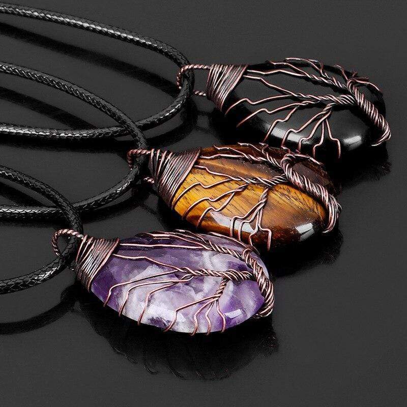 Amethist Druppelketting - Seraphina