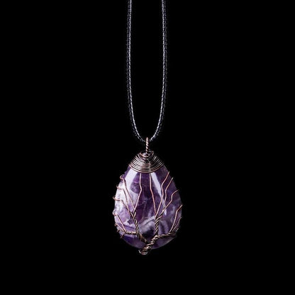 Amethist Druppelketting - Seraphina