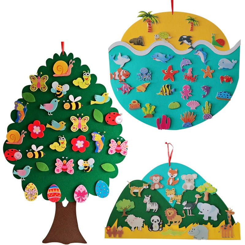 DIY Viltbord voor Kinderen - AnimalAdventure