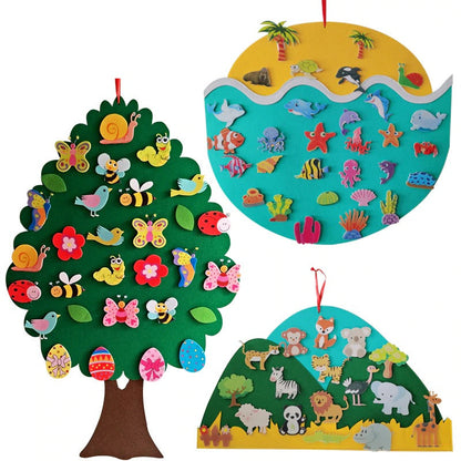 DIY Viltbord voor Kinderen - AnimalAdventure