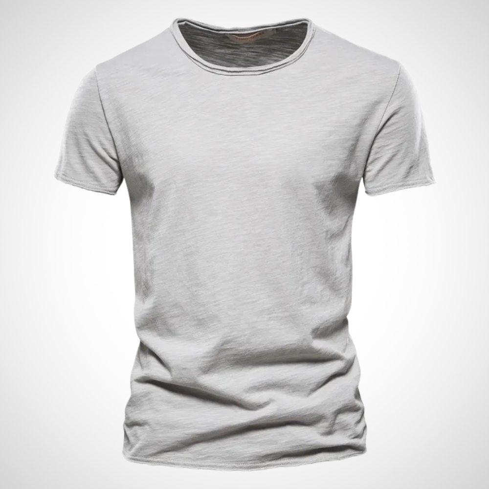 Klassiek ademend katoenen heren T-shirt – Marco