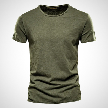 Klassiek ademend katoenen heren T-shirt – Marco