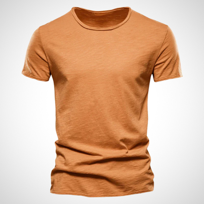 Klassiek ademend katoenen heren T-shirt – Marco