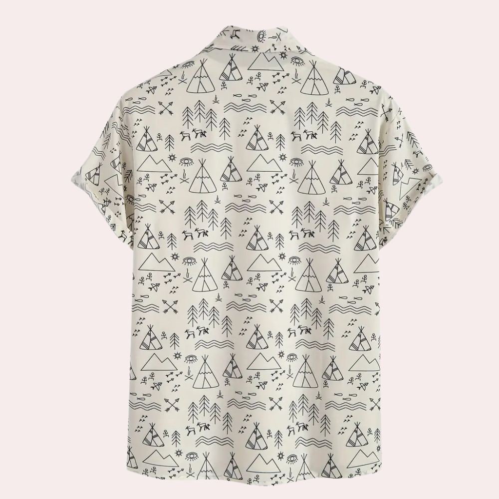 Casual Overhemd met Print voor Heren - Emilio