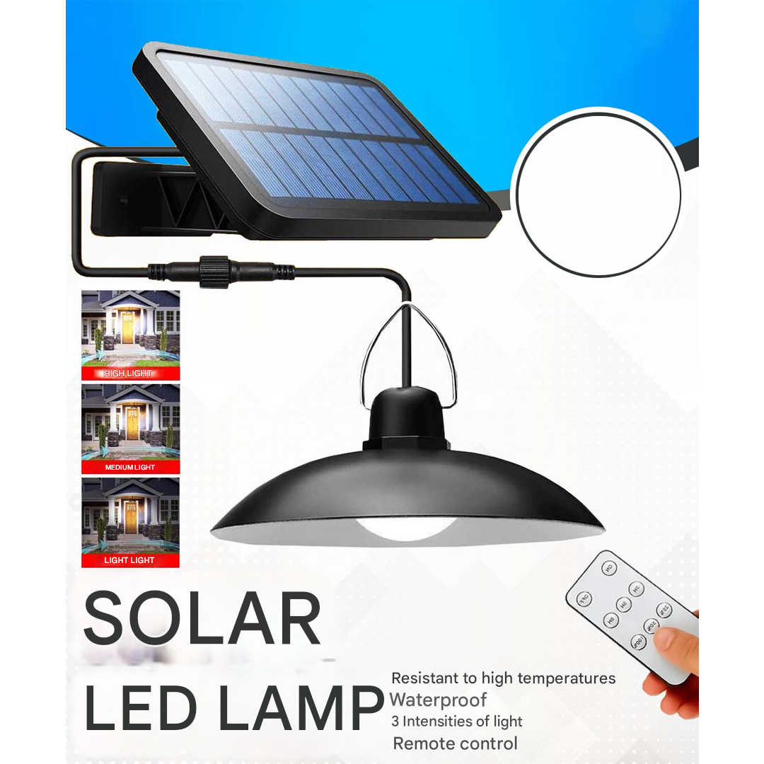 Draadloze Solar LED Lampenset met Afstandsbediening – TwinRay