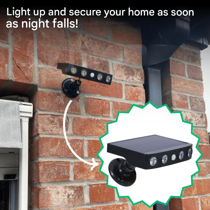 Zonne- buitenverlichting met bewegingssensor – Lumina