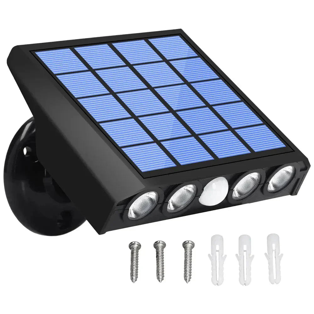 Zonne- buitenverlichting met bewegingssensor – Lumina