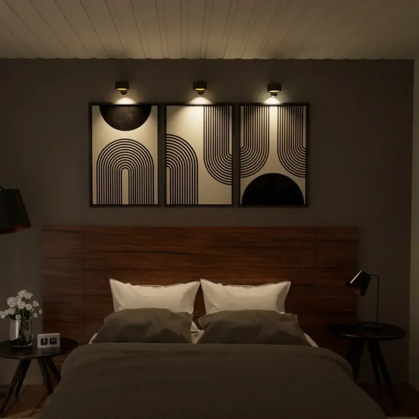 Draadloze Oplaadbare Wandlamp - LumoFlex