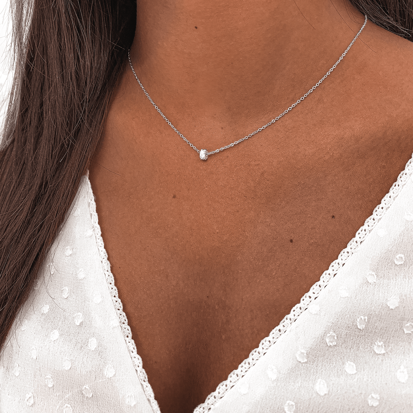 Sprankelende Cirkelketting - Valerie