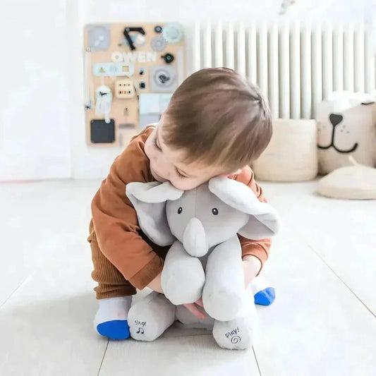 Interactieve babyolifant met speel- en spraakfunctie voor peuters