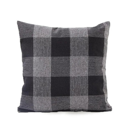 Gezellige Geruite Kussenhoes in Landhuisstijl – Autumn Plaid