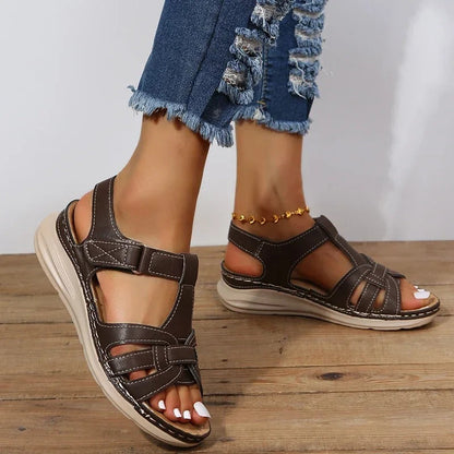 Orthopedische Leren Dames Sandalen - Emilia