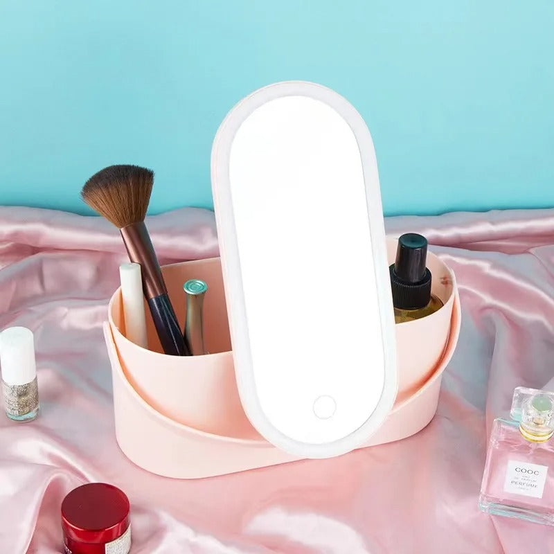 Make-up Koffer met LED Spiegel - Lumivault