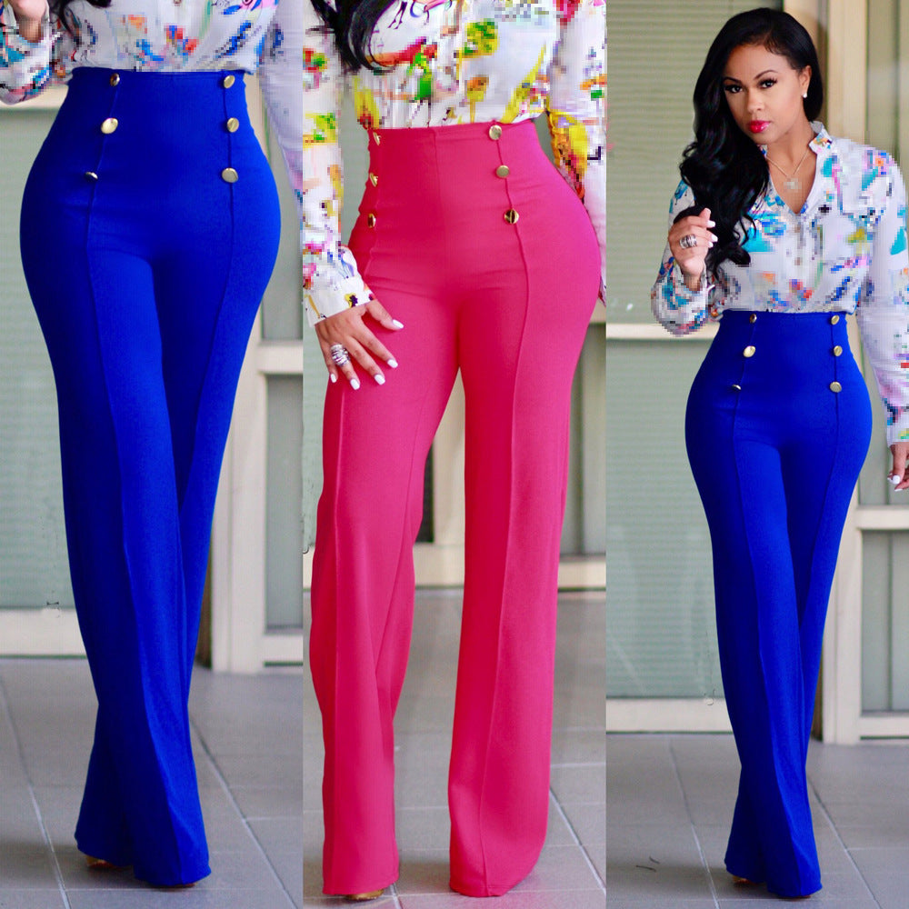 High Waist Long Pants™