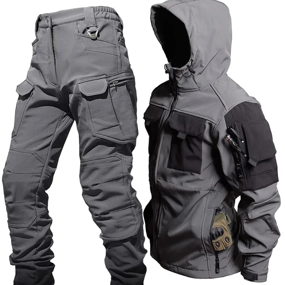 Waterdichte outdoor set voor heren met jas en broek – Falk