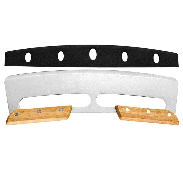 Grote Pizzasnijder met Gebogen Roestvrijstalen Mes (35 cm) - Bruno