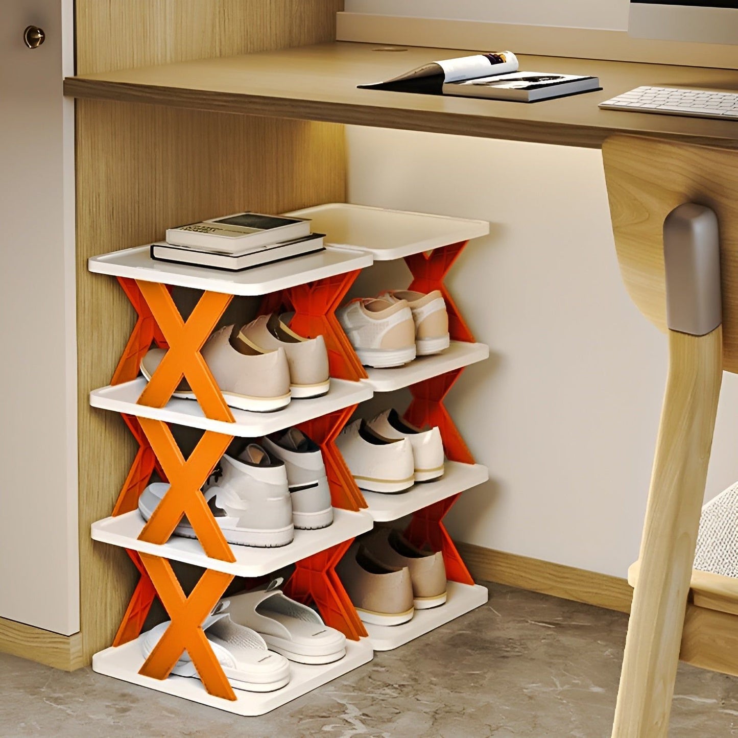 Multifunctioneel en Opvouwbaar Schoenenrek - SpaceSaver
