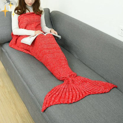 Warme Gebreide Zeemeerminnen Staart - MermaidDreams