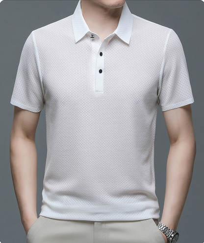Herenpolo van Ademend Mesh – Matteo