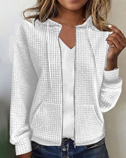 Casual Damesvest met Capuchon – Elvira