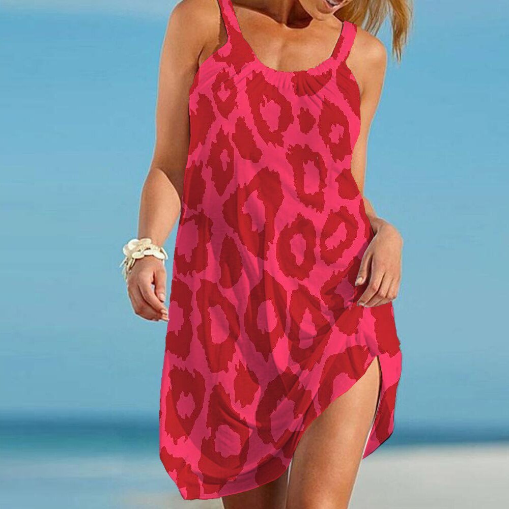 Luchtige Luipaardprint Zomerjurk – Noa