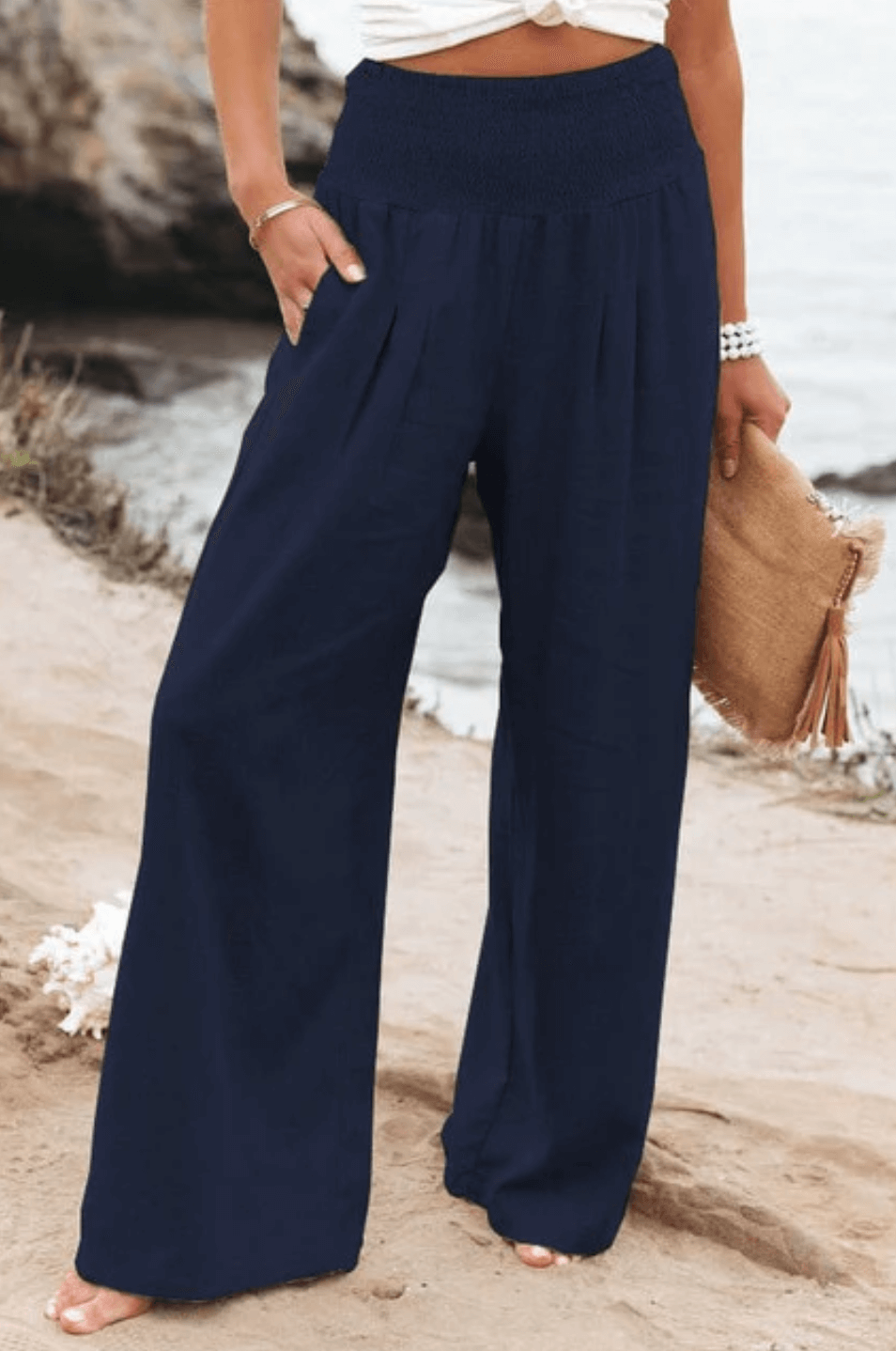 Trendy Palazzo Broek met Boho Flair – Yasmin