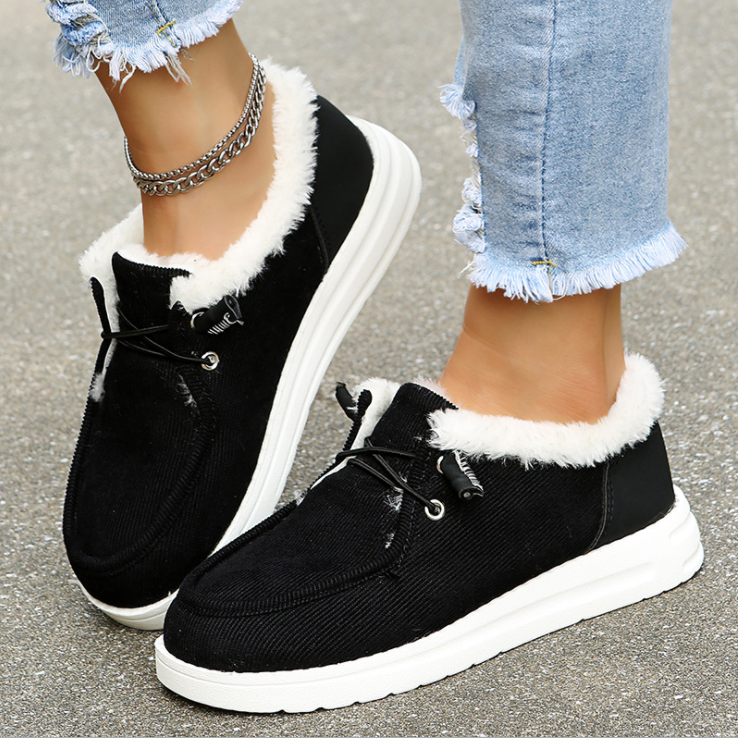 Dames Slip-On Winterlaarzen met Pluche Voering - Maren