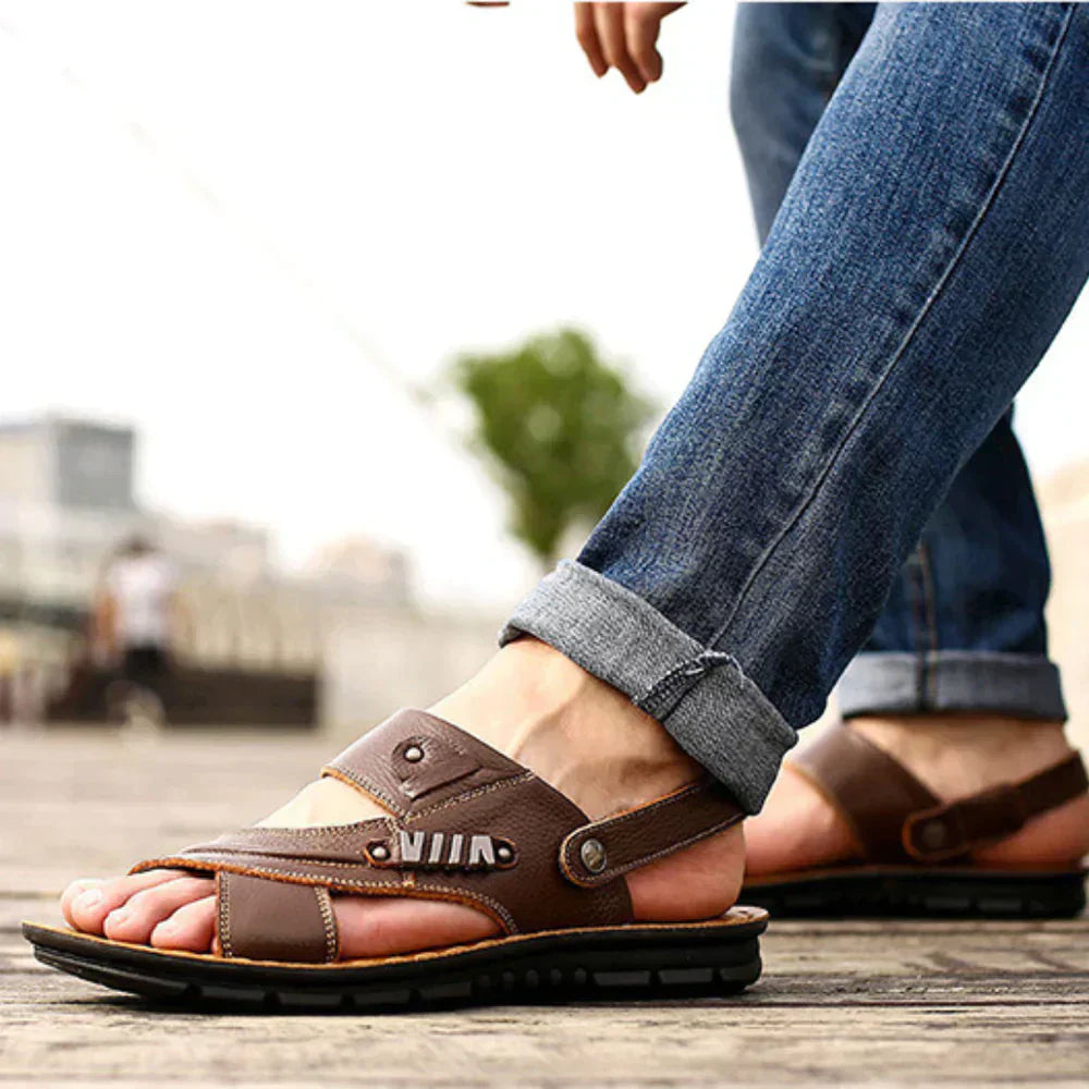 Orthopedische comfortsandalen heren – Comfortabel & Verstelbaar – Henrik