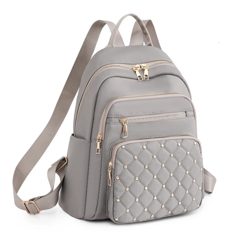 Lichtgewicht Waterdichte Nylon Rugzak voor Dames – Reizen & School