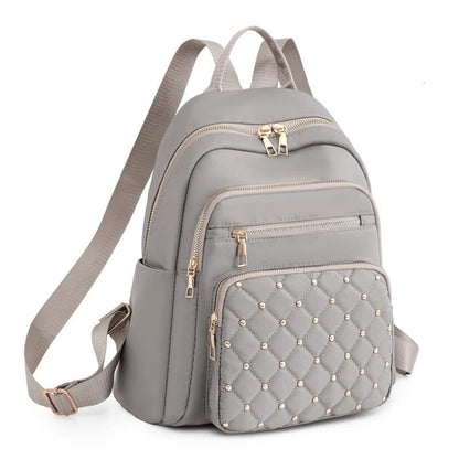 Lichtgewicht Waterdichte Nylon Rugzak voor Dames – Reizen & School