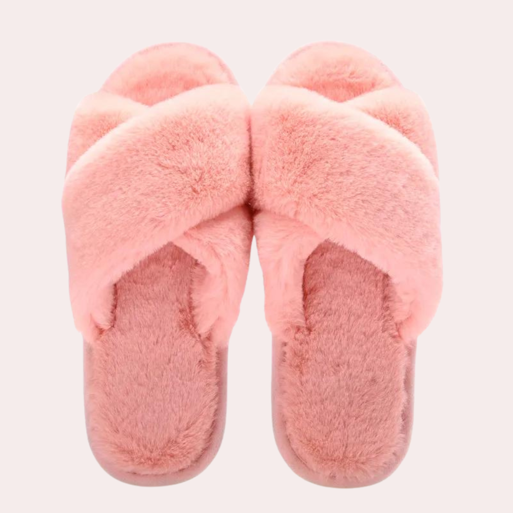 Warme Kruisband Pantoffels voor Dames - Maëlle