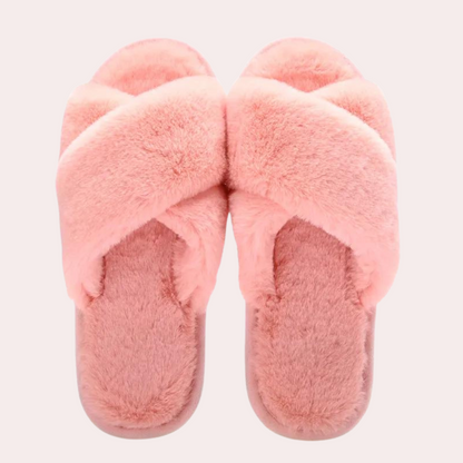 Warme Kruisband Pantoffels voor Dames - Maëlle