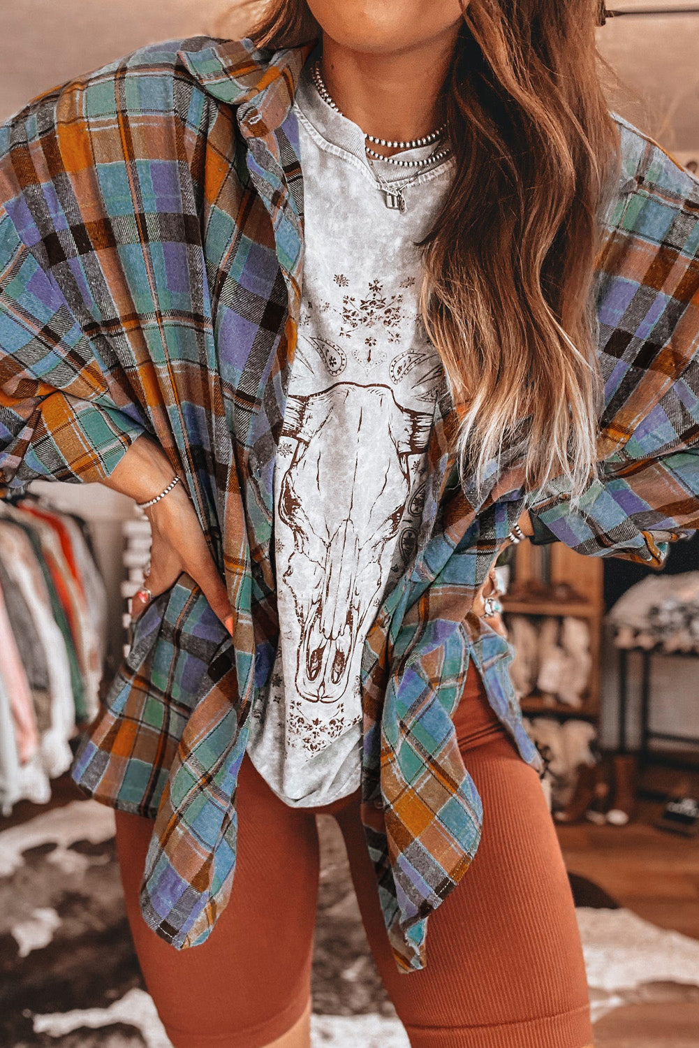 Vintage Ruit Overhemd – Selora