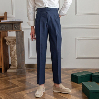 Heren Gurkha Broek met Hoge Taille – Isauro