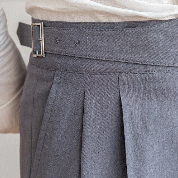 Heren Gurkha Broek met Hoge Taille – Isauro