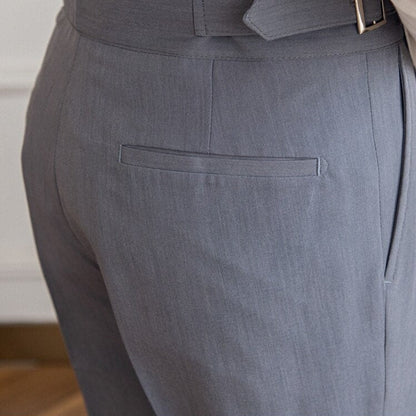 Heren Gurkha Broek met Hoge Taille – Isauro