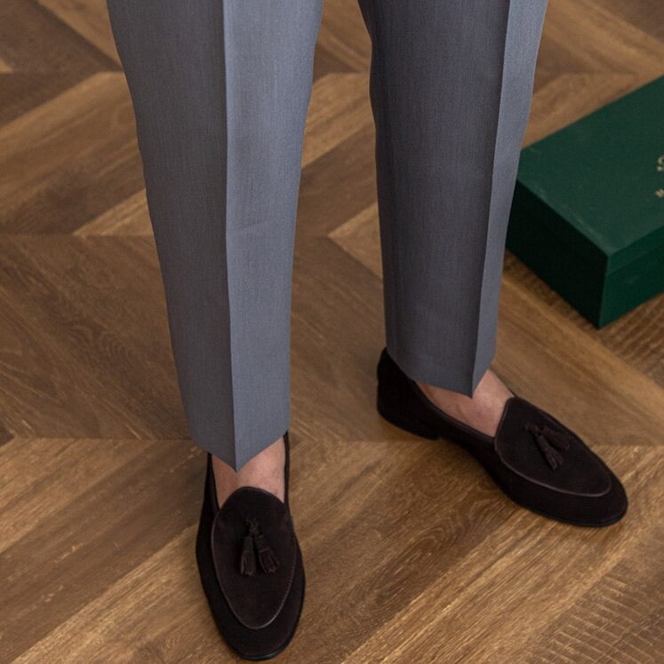 Heren Gurkha Broek met Hoge Taille – Isauro