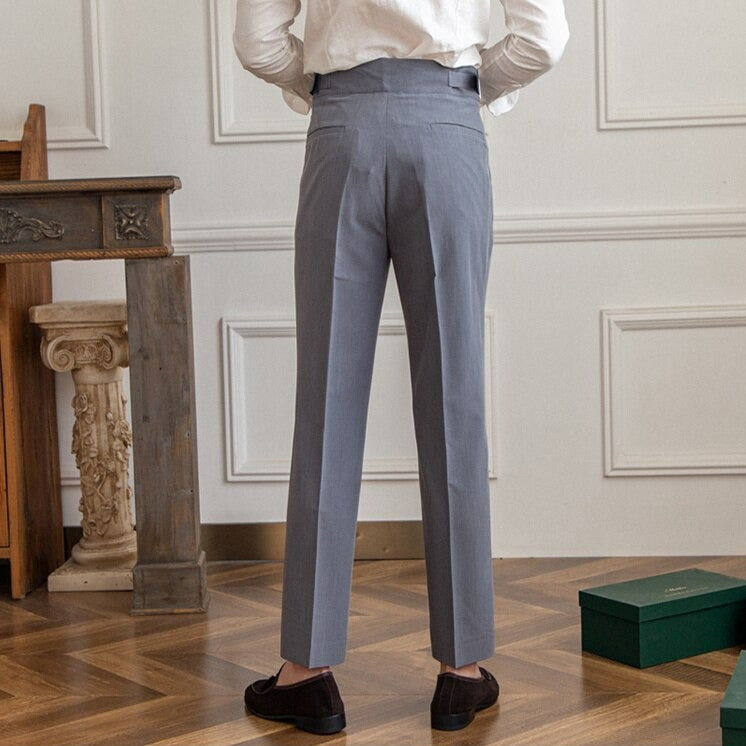 Heren Gurkha Broek met Hoge Taille – Isauro