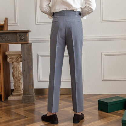 Heren Gurkha Broek met Hoge Taille – Isauro