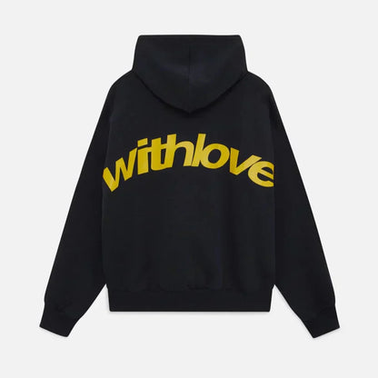 Warme Herfsthoodie met Rugprint – Love