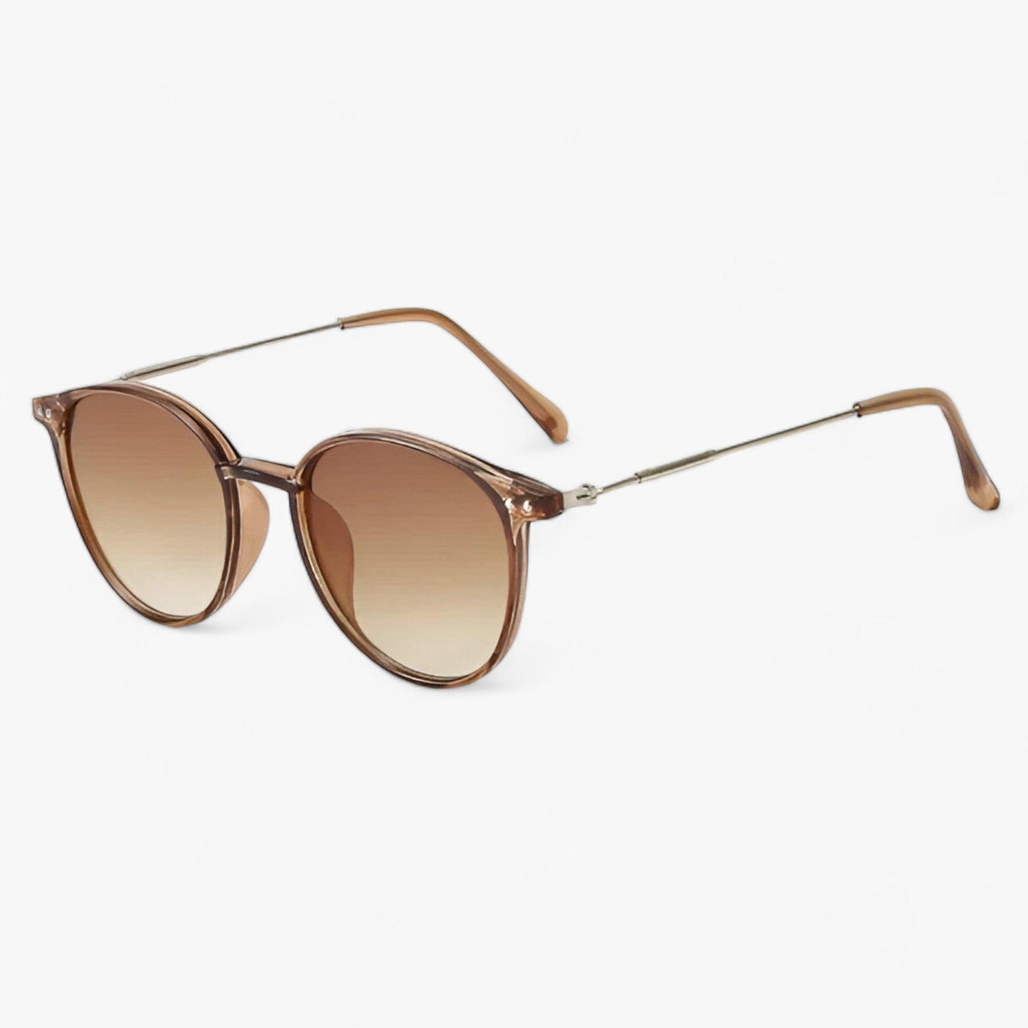 Luxe Dames Zonnebril met Rond Frame - Liora