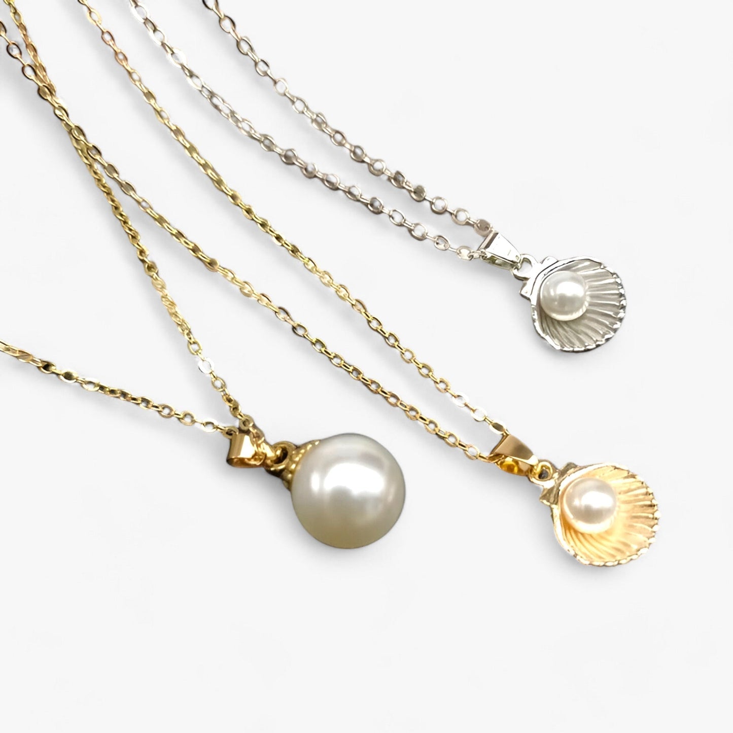 Trendy Schelp & Parel Ketting - Maris