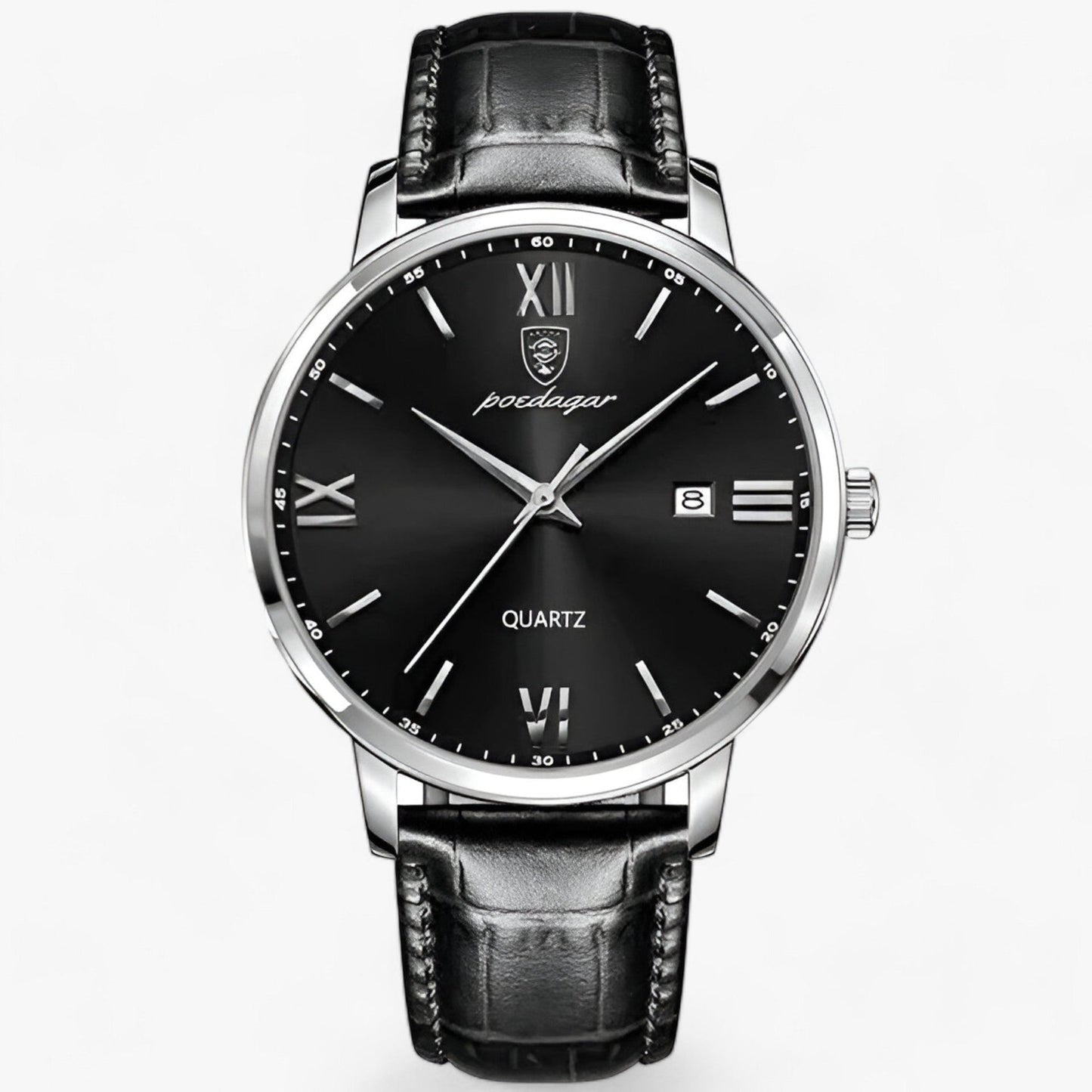 Luxe Herenhorloge met Leren Band – Adrien