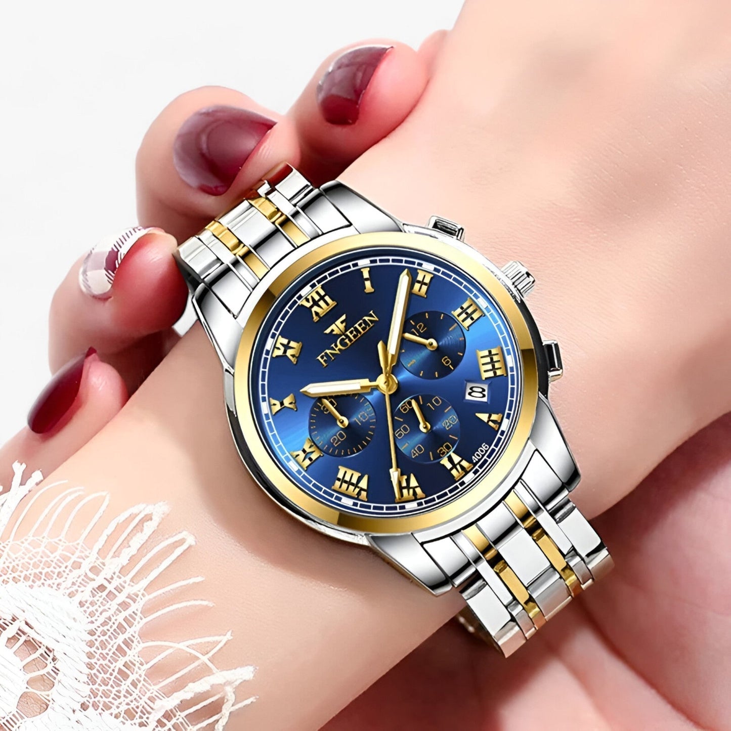 Luxe Titanium Dameshorloge - Clémence