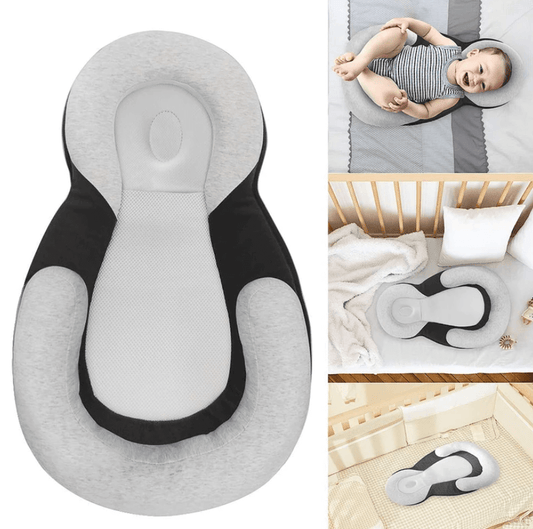 Ergonomisch draagbaar babybedje met hoofdsteun tegen afplatting van het hoofd – Slaapcocon