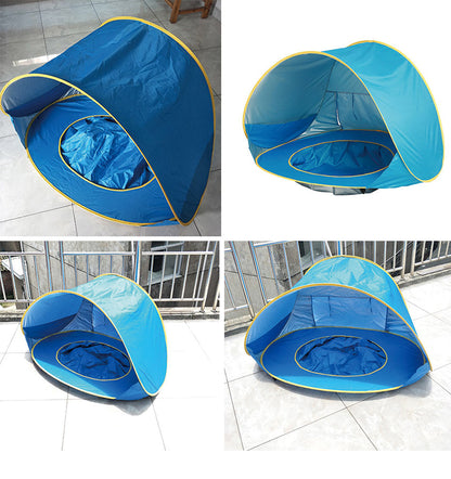 UV-beschermende strandtent met geïntegreerd baby-pootjebadje – Schattenplitsch