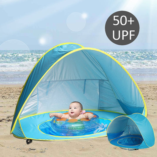 UV-beschermende strandtent met geïntegreerd baby-pootjebadje – Schattenplitsch